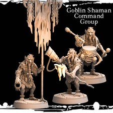 Monolith Arts - Greenskins - Goblin Command Shaman - DnD/TTRPG Figur/Miniatur
