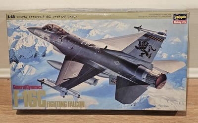 *New* Vintage Hasegawa GD F-16C Fighting Falcon 1/48 Model Kit #V003:1500 -NIB!