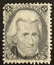 US Stamps-SC# 93 - MOGH - F Grill - 9 X 13 mm - 1868 - SCV $450.00