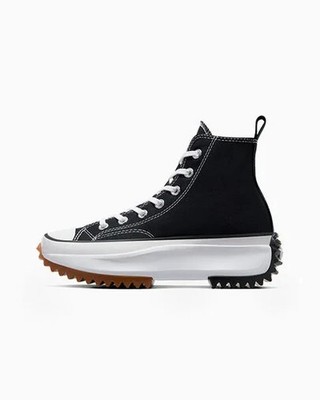 Converse Unisex Run Star Hike Hi Size 3 Black/White/Gum honey 166800C (NO BOX)