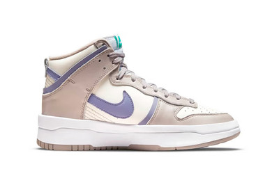 Nike Dunk High Up Sail Iron Purple College Grey Womens Sneakers Size 8 NWOB