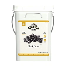 Dried Black Beans Emergency Food Supply, 237 Servings, 30 Year Shelf Life, Good 