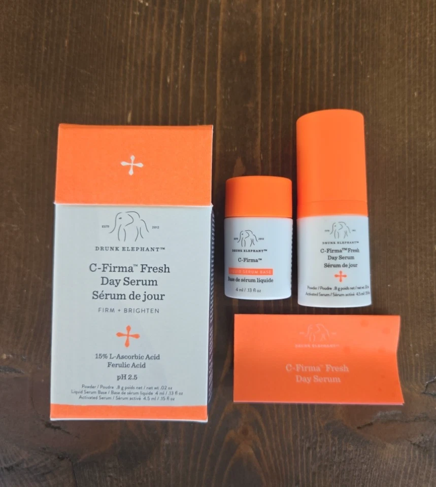 Drunk Elephant C-Firma Fresh Day Serum Travel Size 4.5ml - BNIB