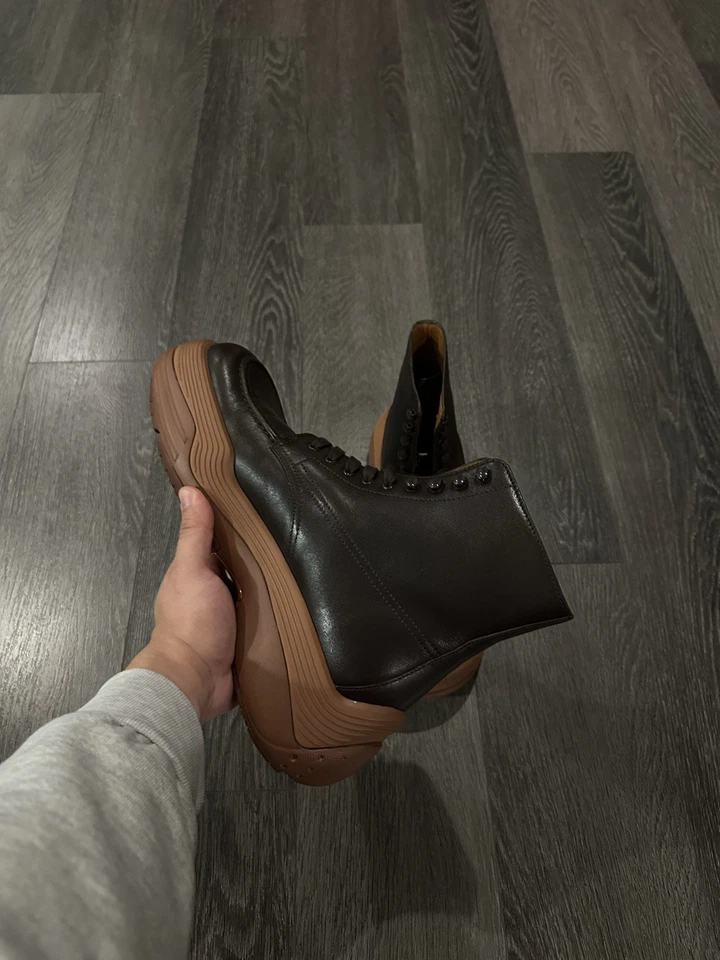 Bota gruesa con cordones Lanvin Flash X audaz Foto 2 de 4