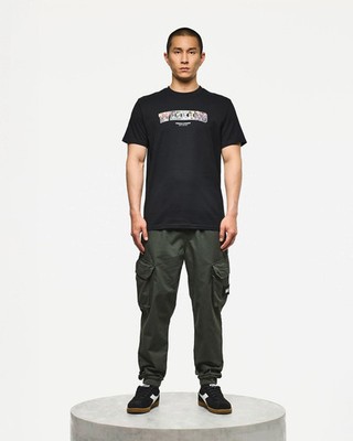 Weekend Offender Saturday Grafik-T-Shirt Schwarz
