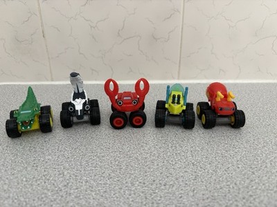 Blaze And The Monster Machines 5x Mini - Ant Skunk Zeg Crab Crocodile