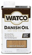 Watco 65951 Danish Oil Wood Finish Stain – Pint – Medium Walnut Natural Brown