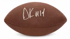 SIGNED AUTOGRAPHED Football Seattle Seahawks Pittsburgh Steelers Dk Metcalf COA