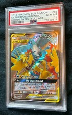 Moltres & Zapdos & Articuno GX (Full Art) 66/68 Hidden Fates Holo PSA 10  on eBay