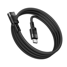Hoco Originale Prolunga Cavo Dati Usb-c Otg 1.2m Black Per Huawei P10 Plus