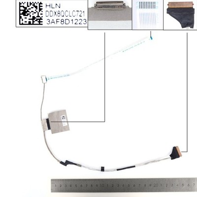 Flexkabel Für HP Laptop 450 G8 455 G8 650 G8 DDX8QCLC721 30 Pins Display