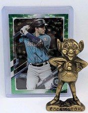 2021 Topps Update US147 Luis Torres Seattle Mariners Green Foil 121/499 Card