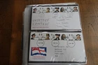 * GB First Day Cover Collection 100+ FDCs in Wallets Some Special Handstamps