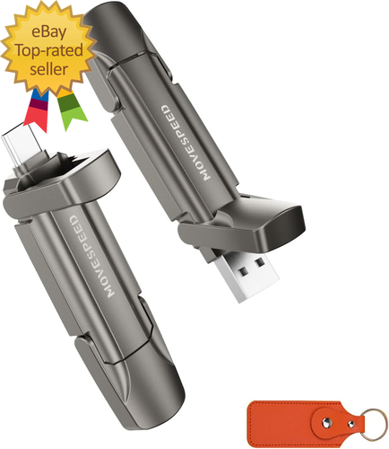 2TB USB C Flash Drive, 1000Mb/S Read Write Speed, USB 3.2 Gen2+Type C ...