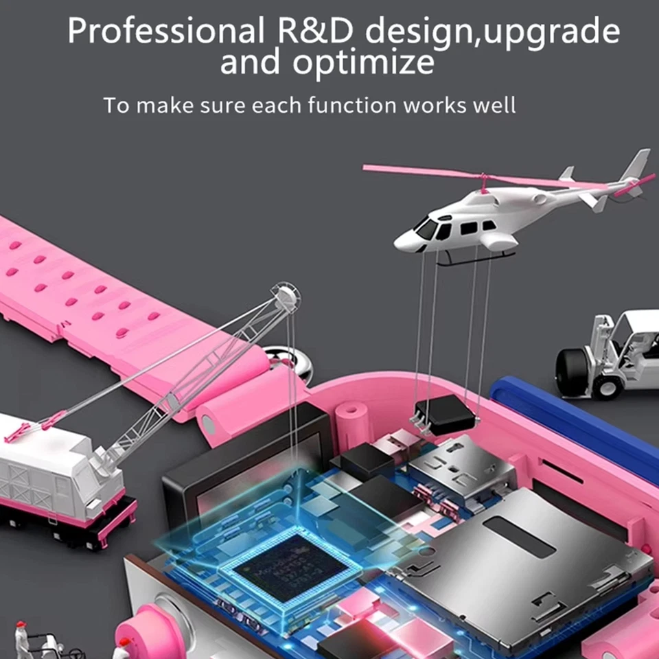 4G Kinder Smart Watch Handy Uhr GPS Tracker Telefon Uhr für Kinder wiederauflad - Bild 4 von 4