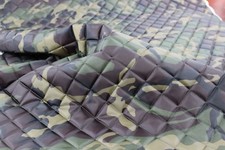 Quilted Waterproof Fabric Showerproof Jackets Coats Outdoor Army Camouflage UK