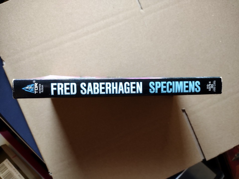 Specimens, by Fred Saberhagen US paperback, Tor Books, 1990 eBay