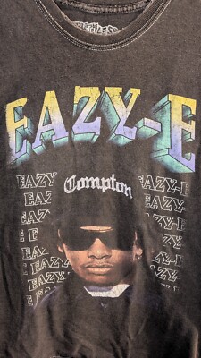 EAZY-E Ruthless Records Compton T-Shirt Graphic Vintage Style Medium 