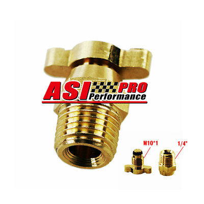 Universal Radiator Brass Petcock Drain Plug Thread NPT 1/4-18 bsp 1/4'' M10*1