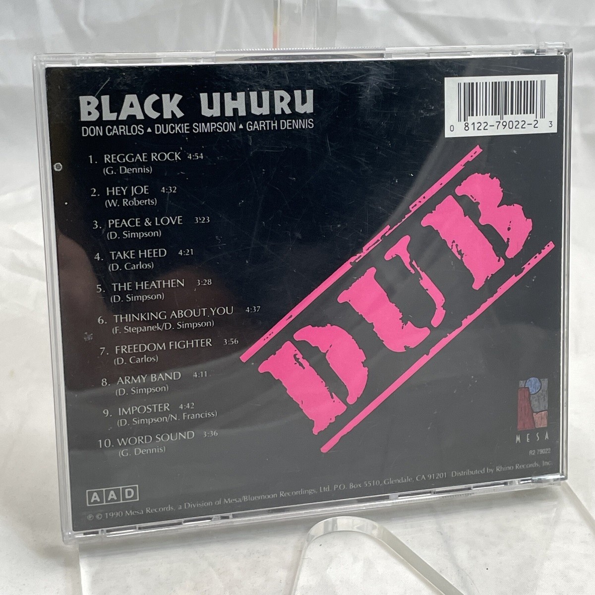 Rare Black Uhuru Now Dub CD 1990 Reggae Mesa Records | eBay Rare Black Uhuru Now Dub CD 1990 Reggae Mesa Records | eBay