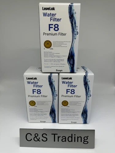 Leveluk F8 Filter for Kangen K8 water Ioniser machine 3 Set