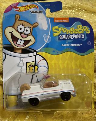 Hot Wheels, Character Cars 'Spongebob Squarepants' ''SANDY CHEEKS'' Nickelodeon