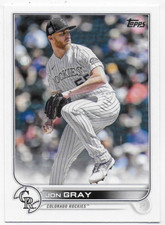 2022 Topps #161 Jon Gray - Colorado Rockies