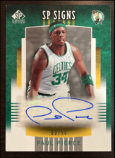 PAUL PIERCE 2004 UPPER DECK SP SIGNS 03/50