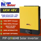 6000w 48v split phase solar inverter hybrid mpp 450v Tariff included