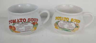 Vintage Soup Bowl Set (Potato + Tomato Soup Recipe)