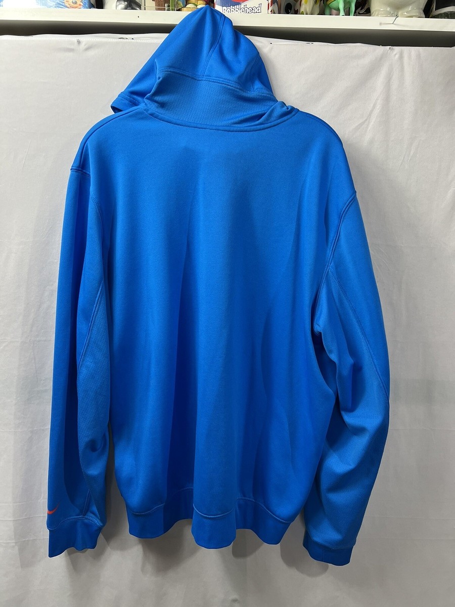 Nike Mens XL Kevin Durant Therma-Fit Hoodie Zip Up Blue KD 35