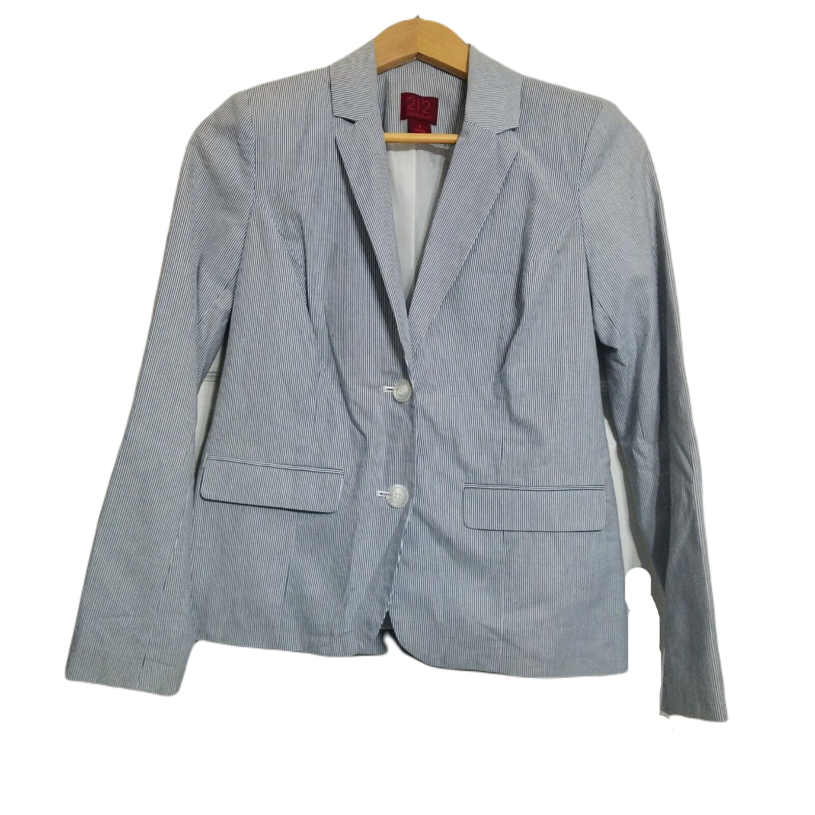 212 Collection Classy Button Front Blazer ~ Sz 4 … - image 1