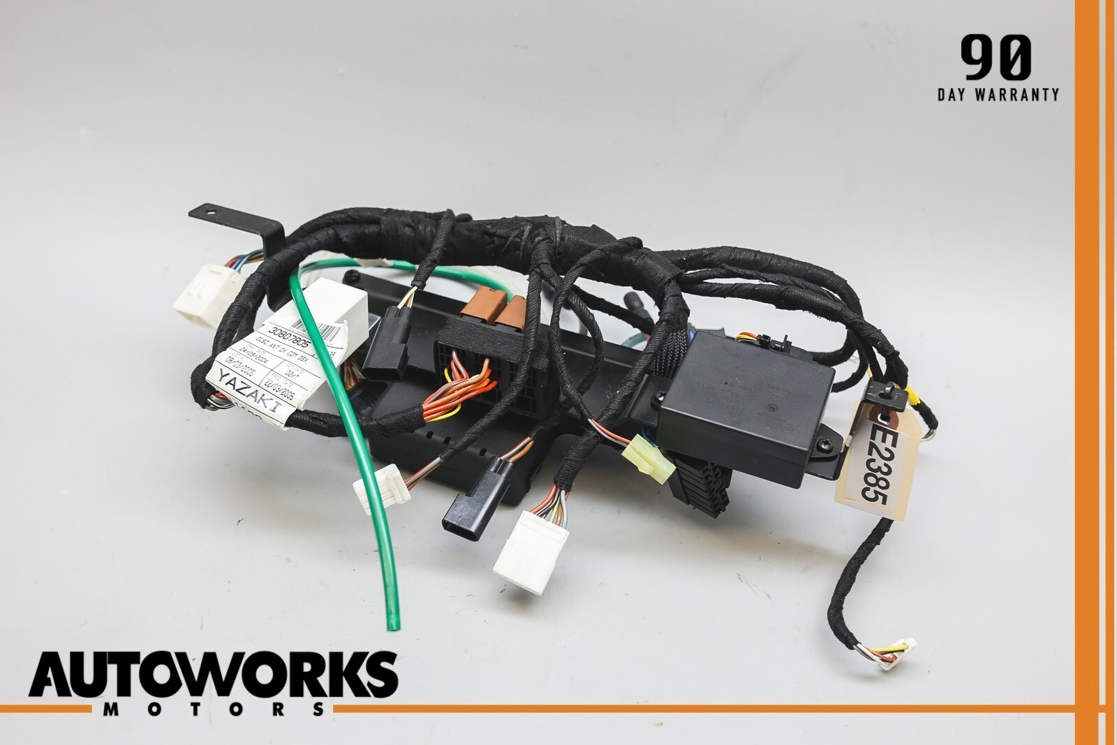 03-08 Maserati Quattroporte M139 Front Right Side Seat Wire Wiring Module OEM