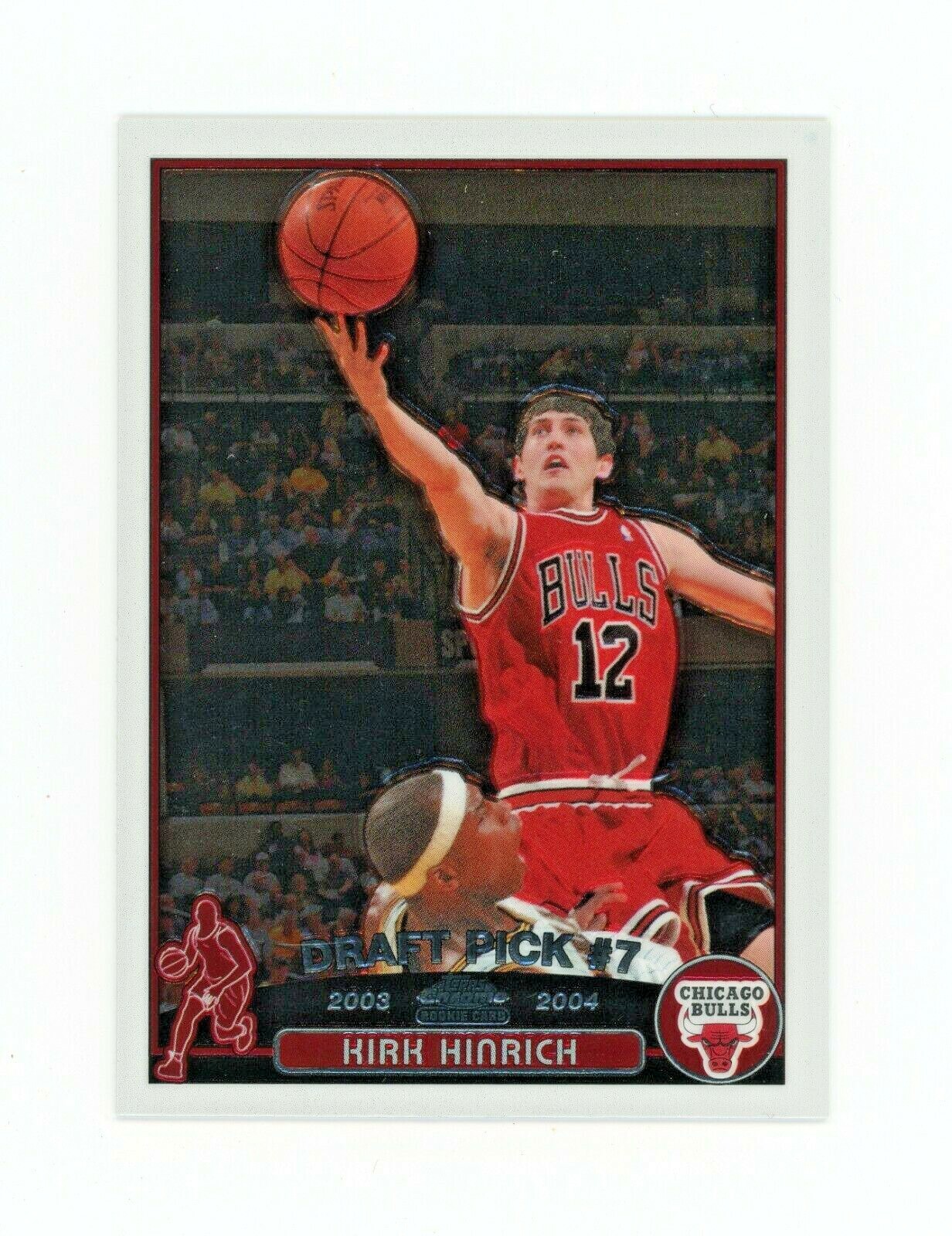 KIRK HINRICH 2003-04 Topps Chrome Rc #117 Chicago Bulls JM2