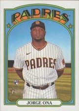 2021 Topps Heritage High Numbers RC #504 Jorge Ona - FREE SHIPPING!