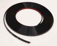 1/2" 12MM X 30' Black Trim Exterior/Interior Door/Body Side Accent Molding Roll