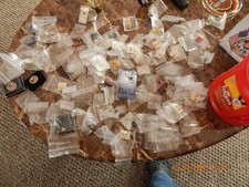 Vintage Kids  Adults 1980s earrings, necklace, ect Jewelry Lot Of over 100 Pcs