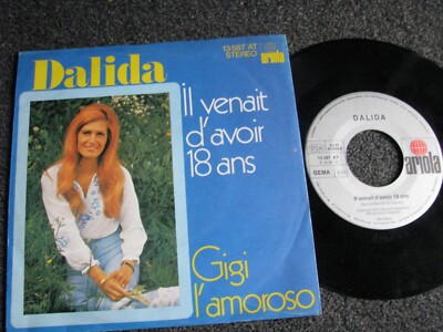 Dalida-il venait d´avoir 18 ans 7 PS-1974 Germany-Ariola-13 587 AT