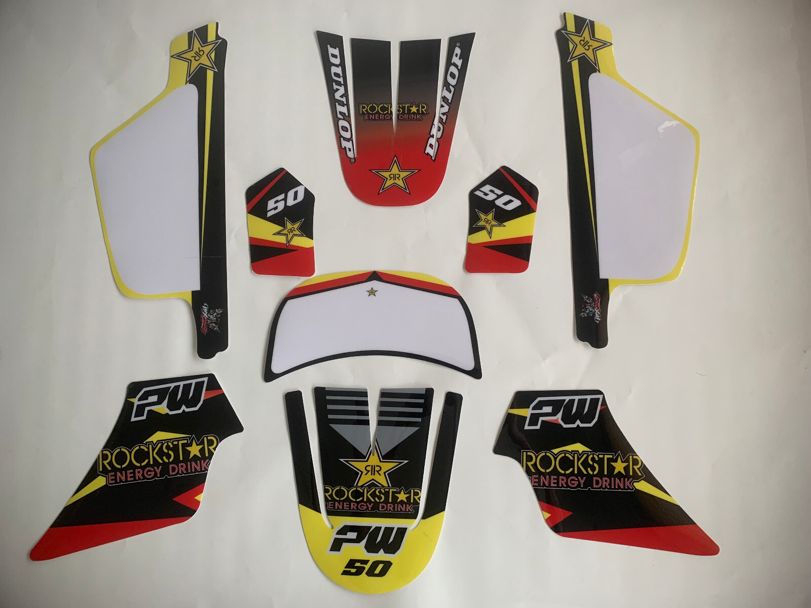 Kit déco PW50 jaune pour rénover les plastiques piwi