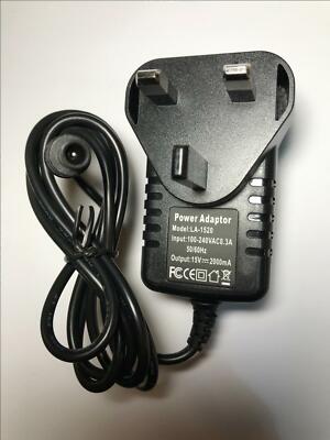 Ersatz UK 15 V AC/DC Adapter für kleine tragbare Bluetooth Lautsprecher SRS-XB3