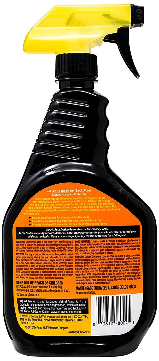 Armor All Extreme Tire Shine 22 oz bottle, Armor All Tire Shine