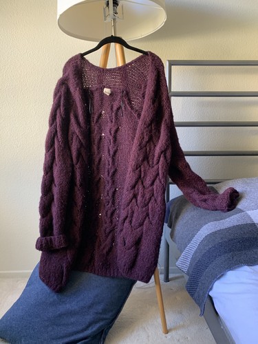 Oversized cardigan sweater Coat | eBay
