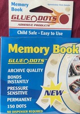 MEMORY BOOK 150 PERMANENT GLUE DOTS