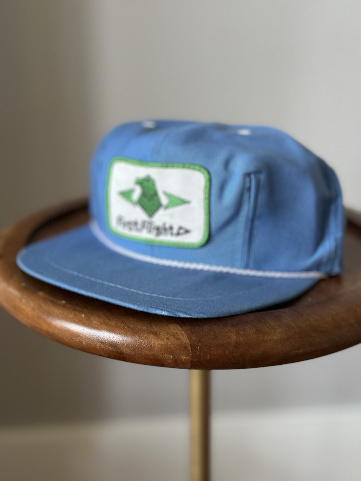 Vtg First Flight Airline Hat Snapback Patch Compa… - image 4