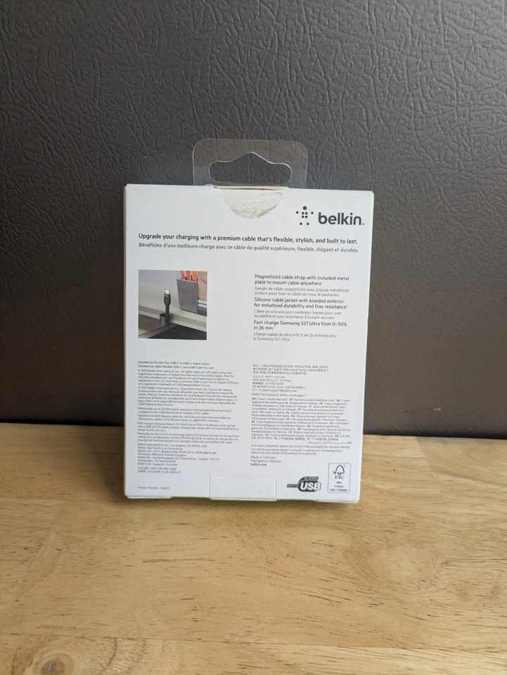 NEW Belkin BoostCharge Pro Flex USB-C to USB-C Cable  - Image 2 of 4