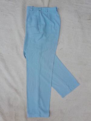 Burberry London Dress Pants Woman's W26 in Blue EU 40 Tailored