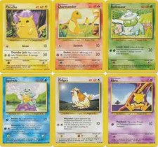 1999 Pokemon Base Set Unlimited Commons : Choose Your Card - 100 Authentic