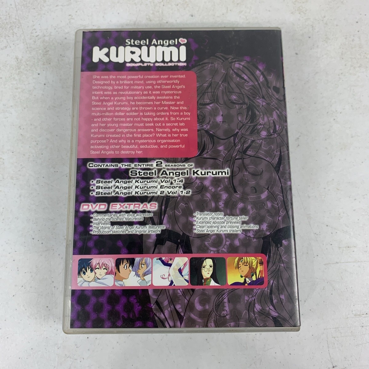 Japanese Anime DVD Steel Angel Kurumi Complete Collection R4 VGC