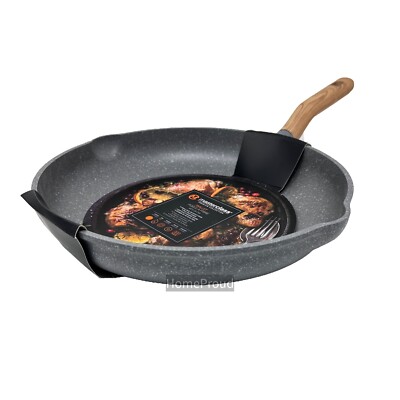 Masterclass Frying Pan Skillet Nonstick 11 Inch Premium Kitchen Cookware Gray