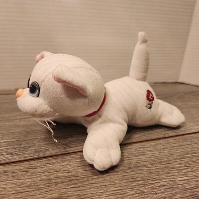 Vintage 1980s Tonka Pound Purries Kitten Cat Plush Stuffed Animal 7'' White VTG